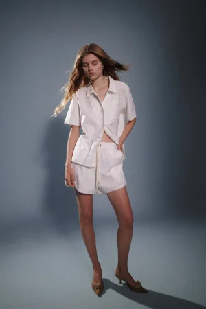 Hansen & Gretel Alani Short White Clearance