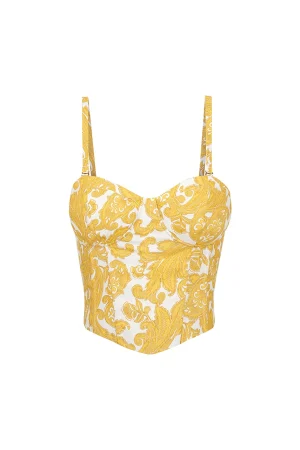 Hansen & Gretel Allie Corset Spice Paisley Online