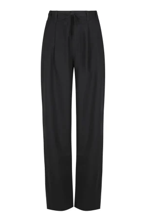 Hansen & Gretel Aniston Relaxed Suit Pant Black Flash Sale