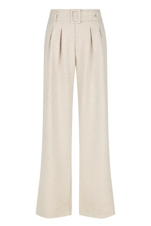 Hansen & Gretel Belinda Pant Natural Check Store