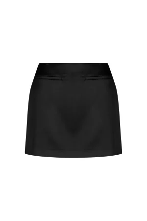 Hansen & Gretel Bridget Micro Mini Skirt Black Outlet