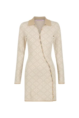 Hansen & Gretel Brydie Dress Natural Jaquard Fashion