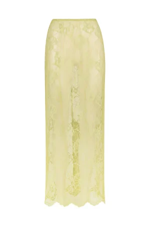 Hansen & Gretel Capri Lace Skirt Lime Green Best