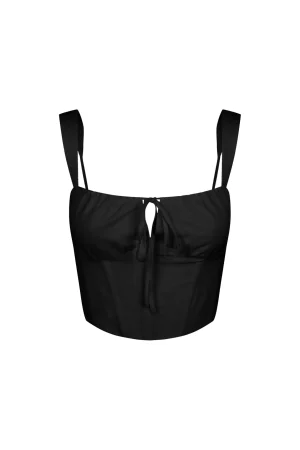 Hansen & Gretel Cherry Corset Black Cheap