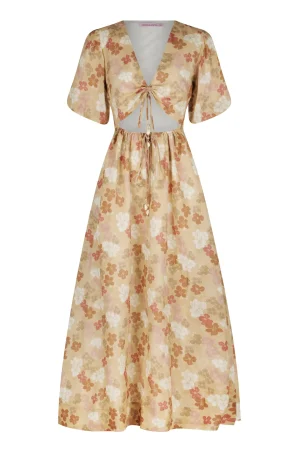 Hansen & Gretel Cordelia Midi Dress Light Tropic New