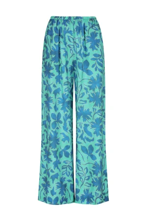 Hansen & Gretel Crusader Pant Aqua Leaf Cheap
