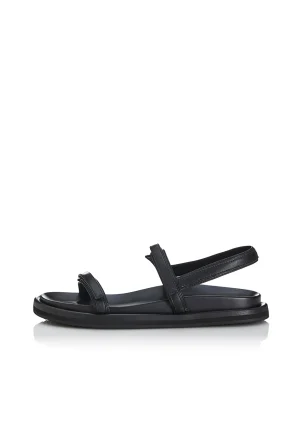 Hansen & Gretel Dana Sandal Black Leather Online