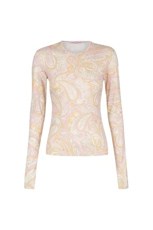 Hansen & Gretel Dundas Fitted Top Paisley Parfait Cheap