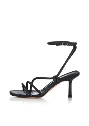 Hansen & Gretel Ember Heel Black Leather Hot