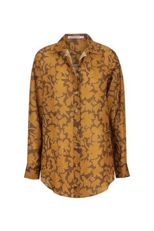 Hansen & Gretel Immanuel Shirt Cocoa Leaf Online