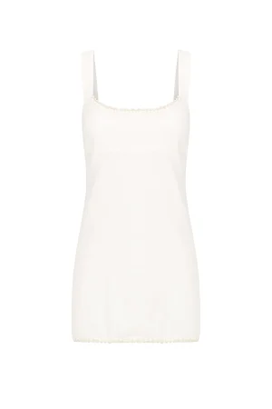 Hansen & Gretel Jaya Mini Dress White Hot