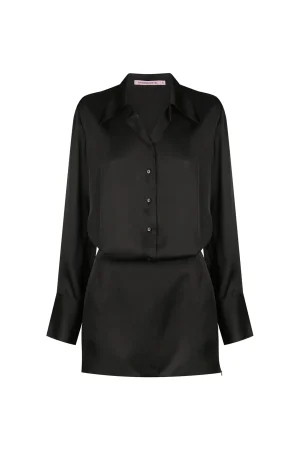 Hansen & Gretel Jerico Mini Shirt Dress Black Online