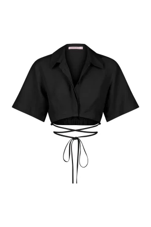 Hansen & Gretel Lettie Top Black Flash Sale