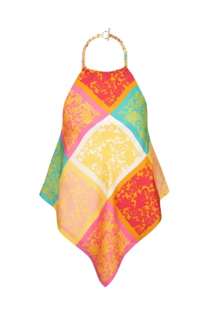 Hansen & Gretel Marsali Scarf Top Paisley Tile Store