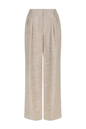 Hansen & Gretel Maurice Relaxed Pant Latte Clearance