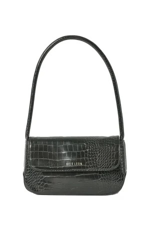 Hansen & Gretel Mini Camille Bag Black Matte Croc Store