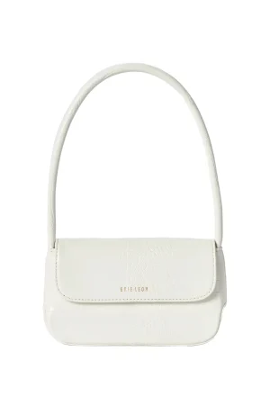 Hansen & Gretel Mini Camille Bag White Brushed Croc Cheap