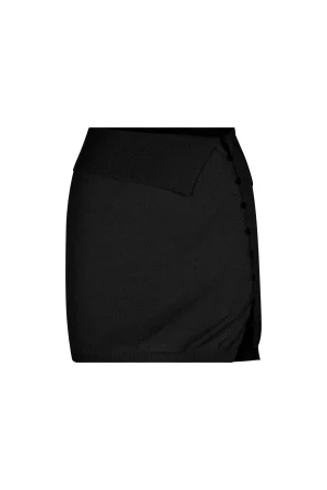 Hansen & Gretel Minogue Knit Mini Skirt Black Fashion
