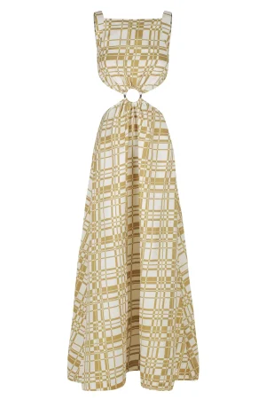 Hansen & Gretel Paros Dress White Checker Online