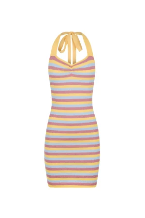 Hansen & Gretel Pia Mia Dress Holiday Stripe New