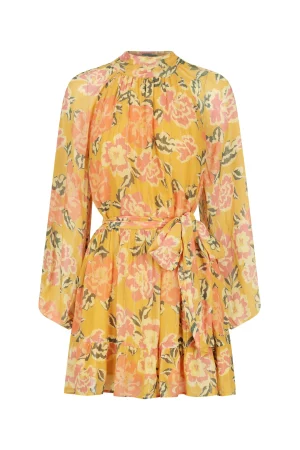 Hansen & Gretel Souffle Dress Honey Floral Cheap