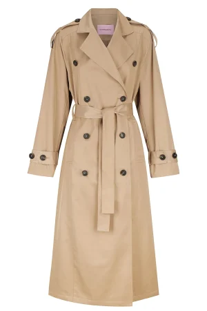 Hansen & Gretel Taylor Trench Coat Taupe Shop