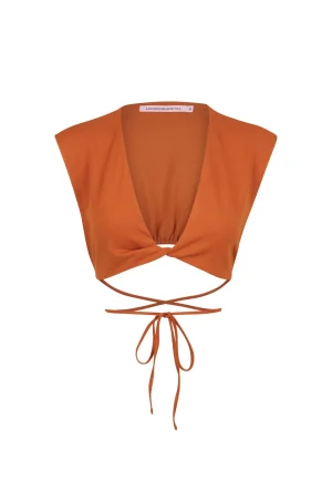 Hansen & Gretel Whitaker Top Cinnamon Flash Sale